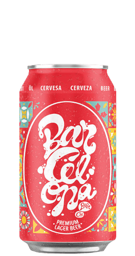 Barcelona Lager lata 33 cl